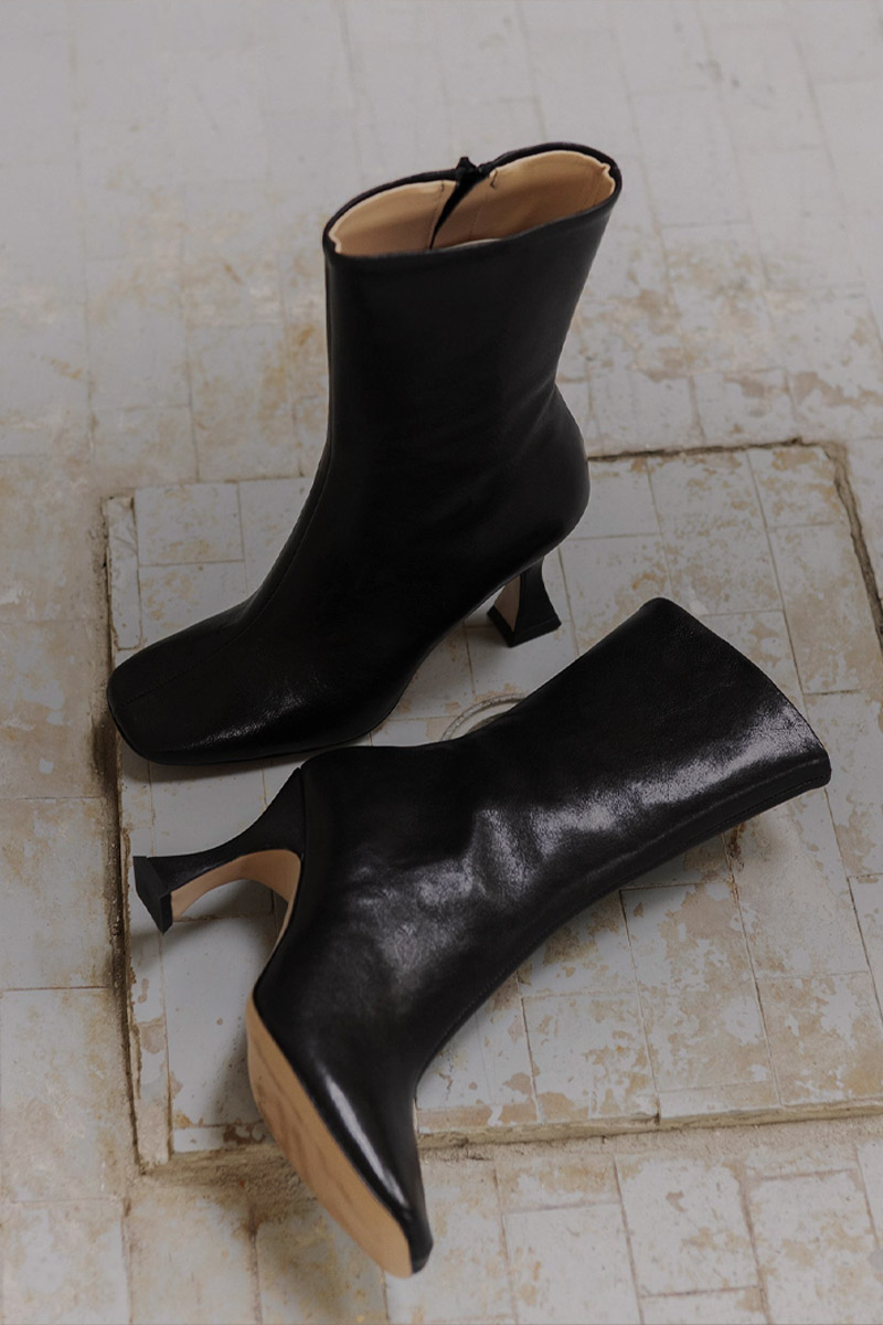 HIGH HEEL ANKLE BOOTS