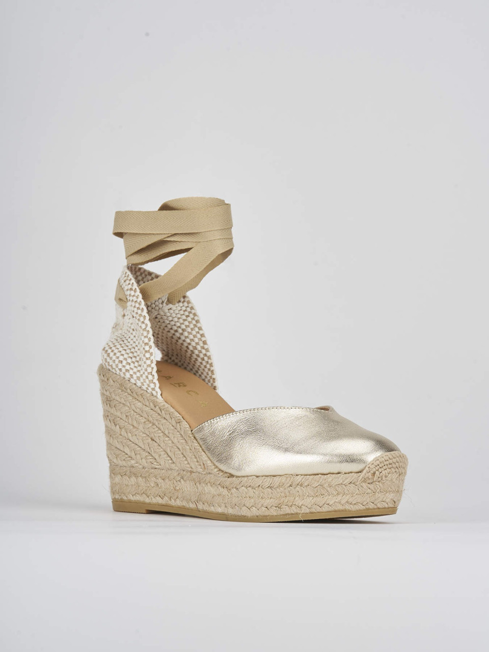 Espadrillas donna sales con lacci