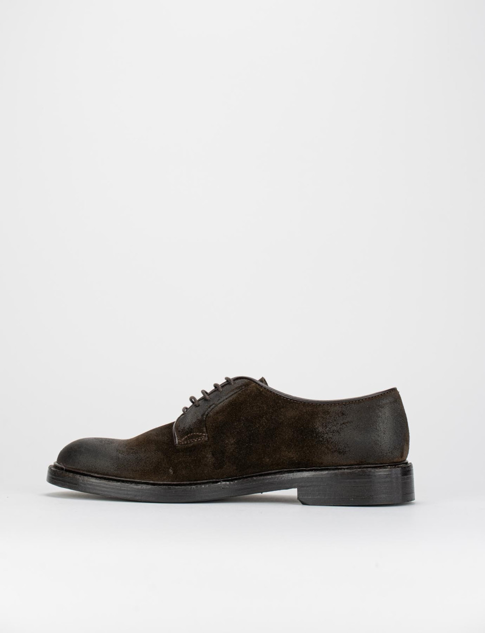 Scarpa stringata tacco 2 cm testa