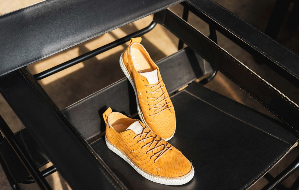 Zapatillas deportivas amarillo nobuk
