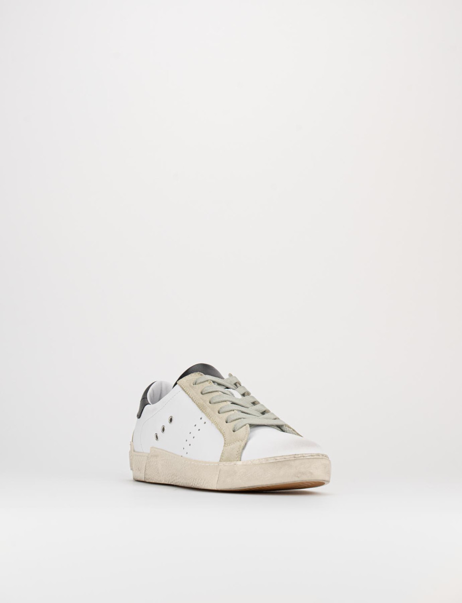 Zapatillas deportivas blanco cuero