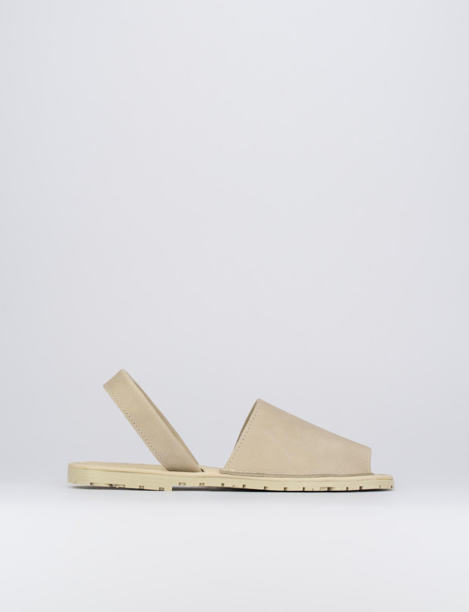 Espadrillas beige leather