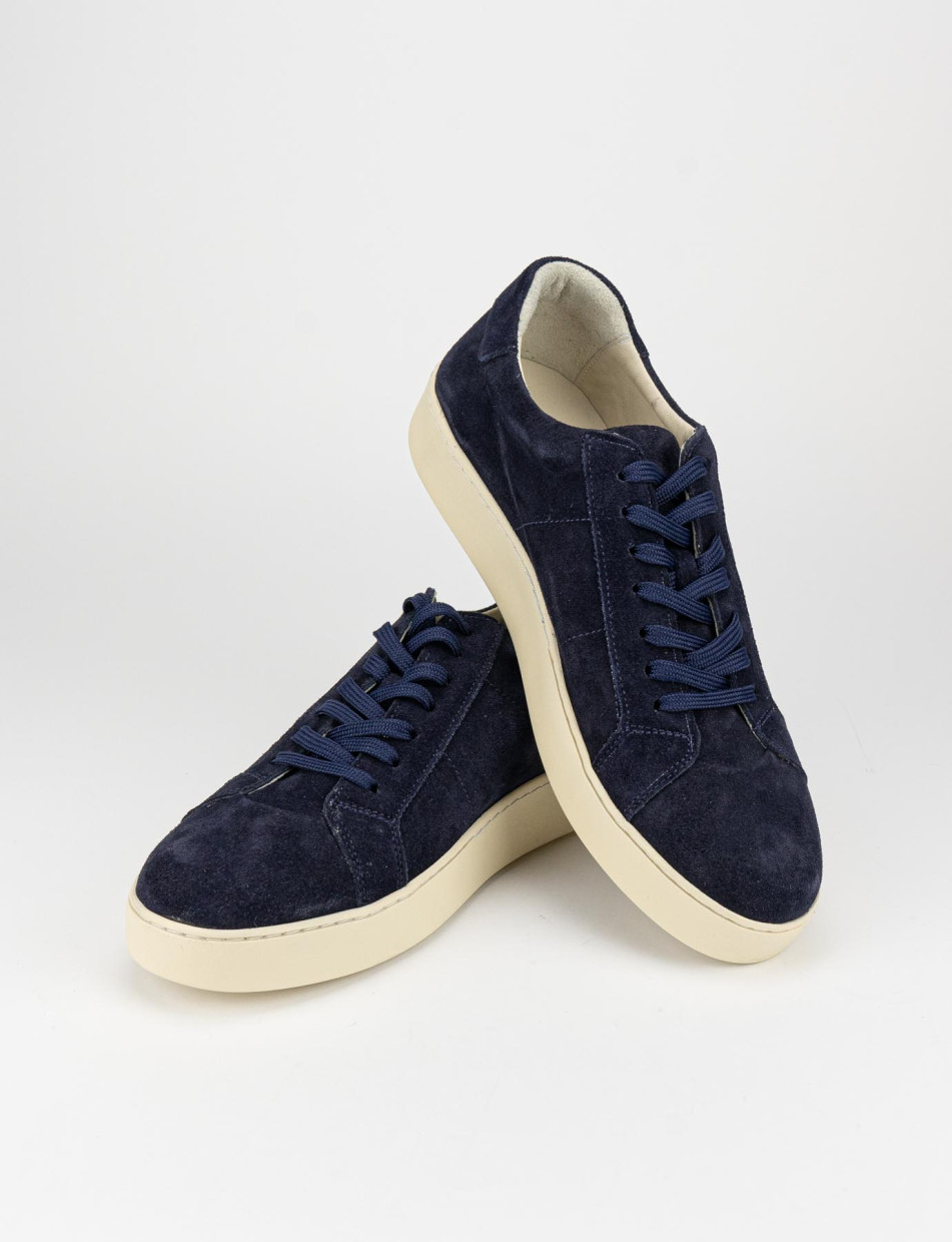 Sneakers blu chamois