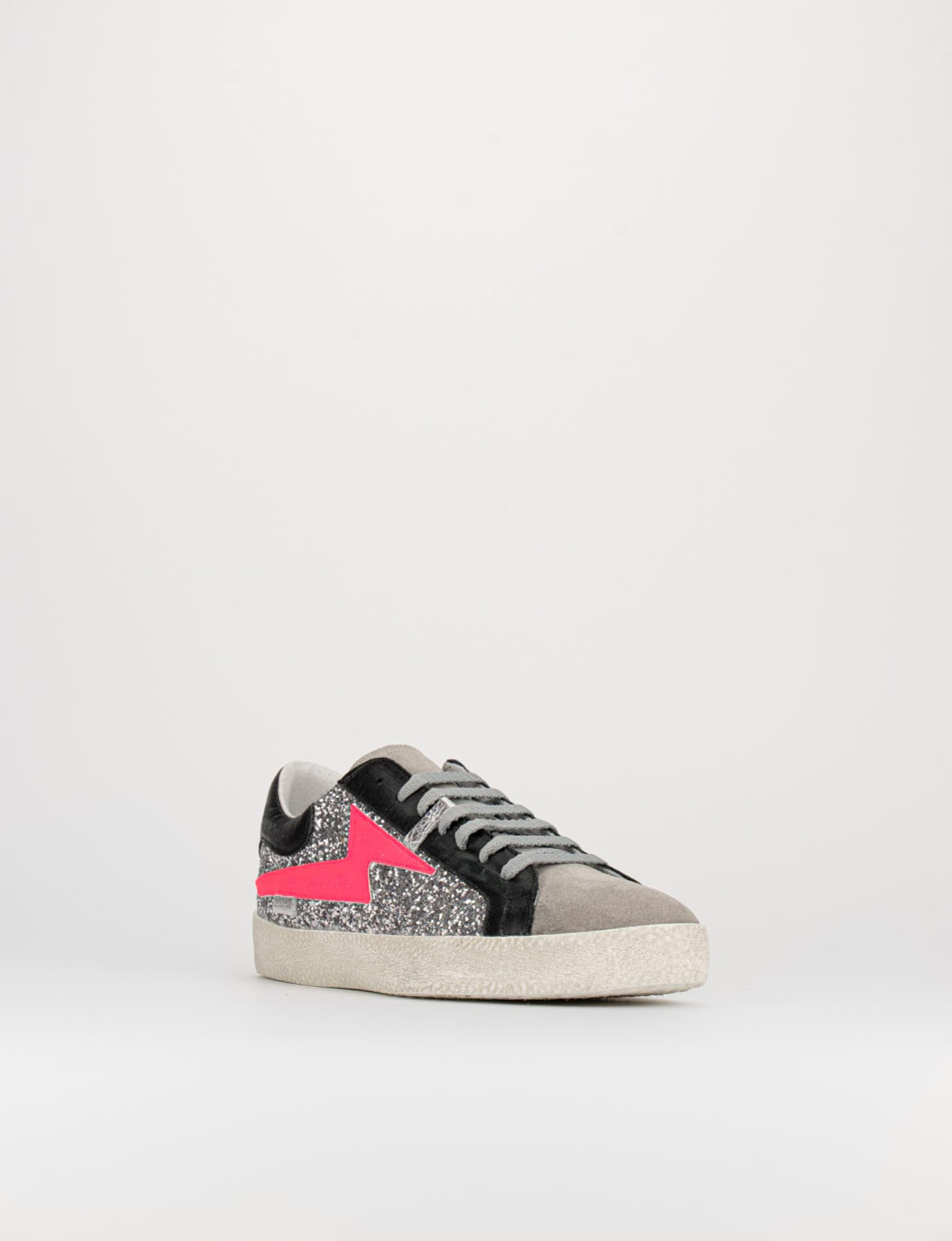 Sneakers gris ante