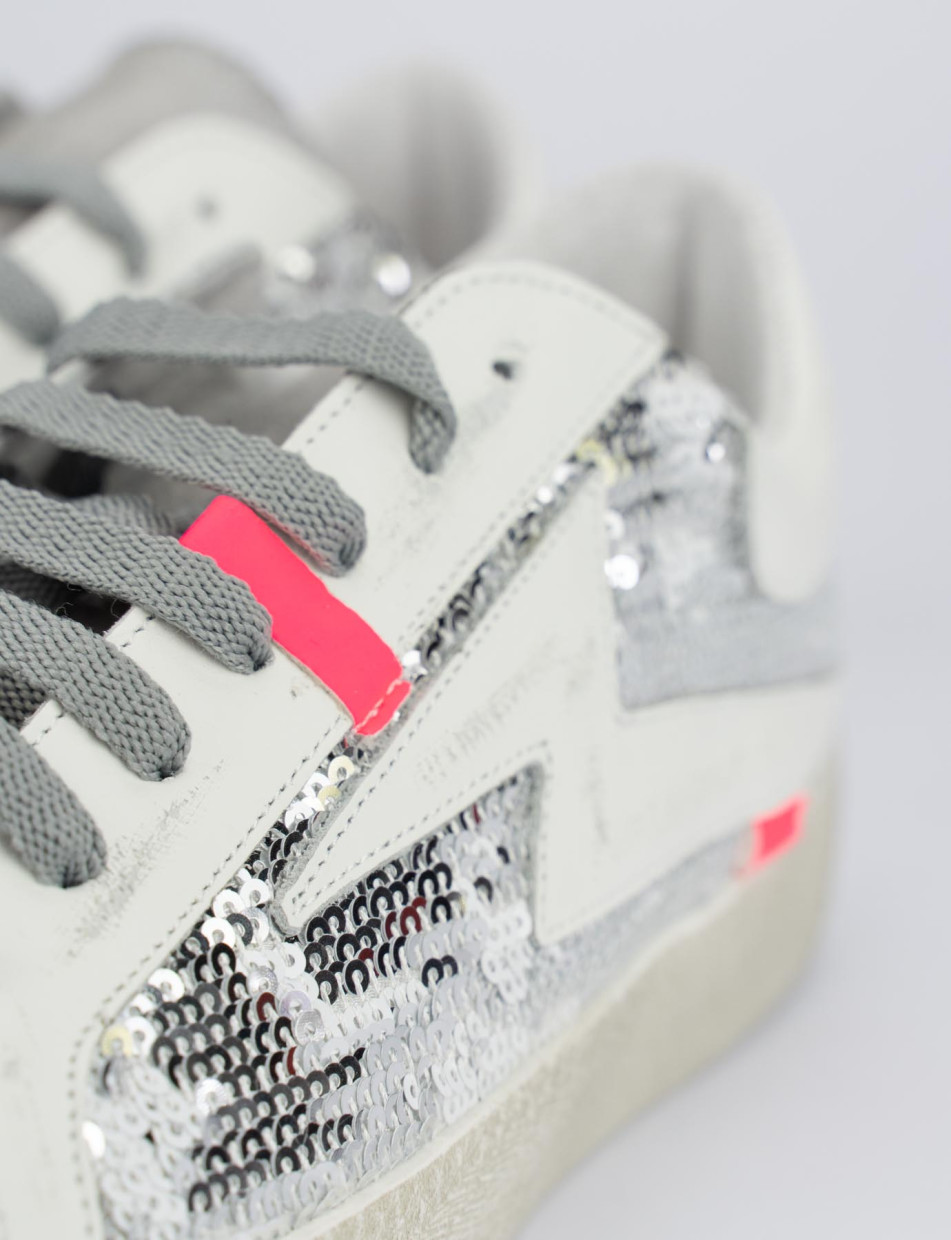 Zapatillas deportivas gris cuero