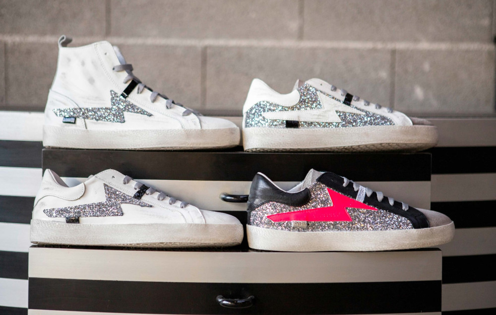 Sneakers gris ante