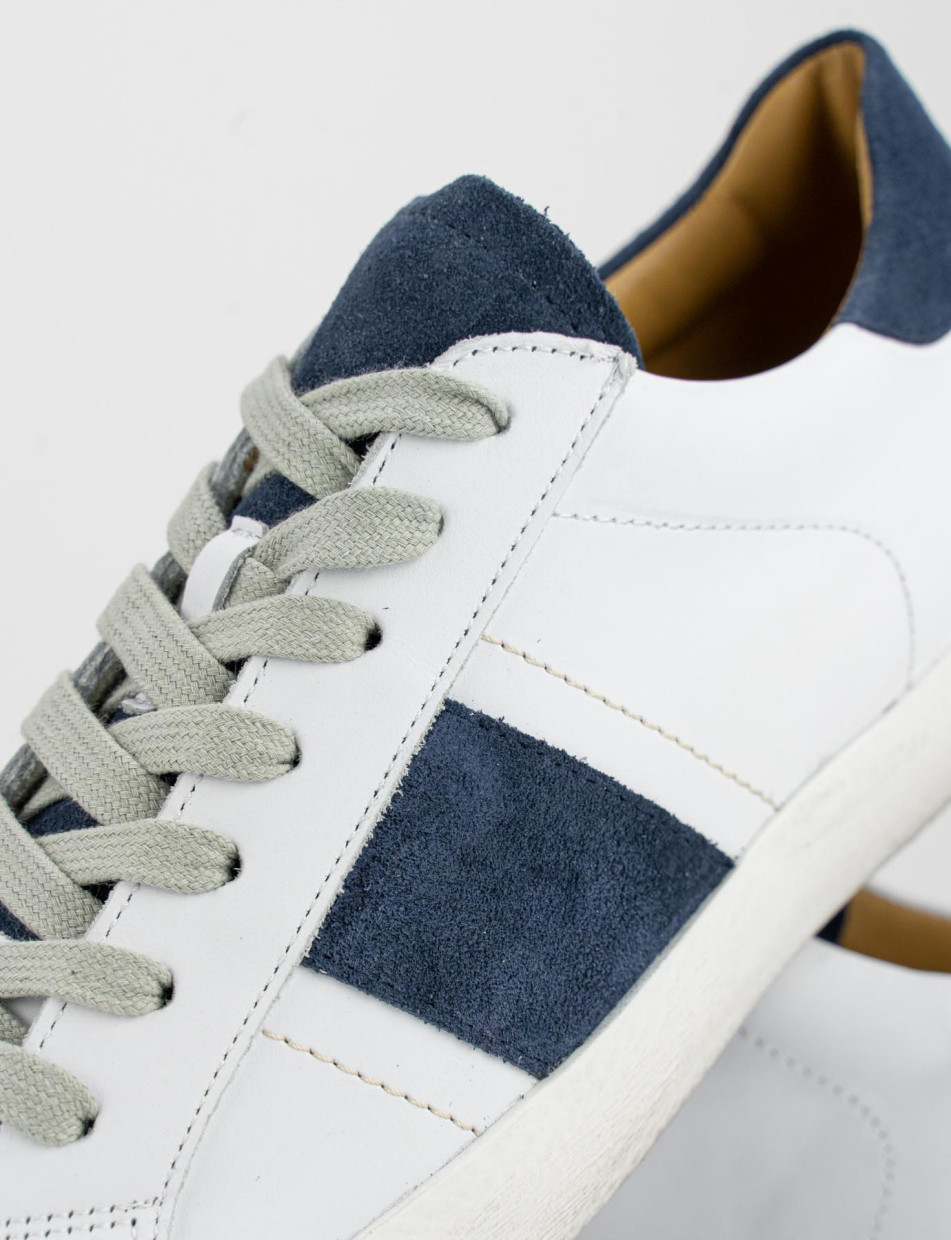 Zapatillas deportivas blanco cuero