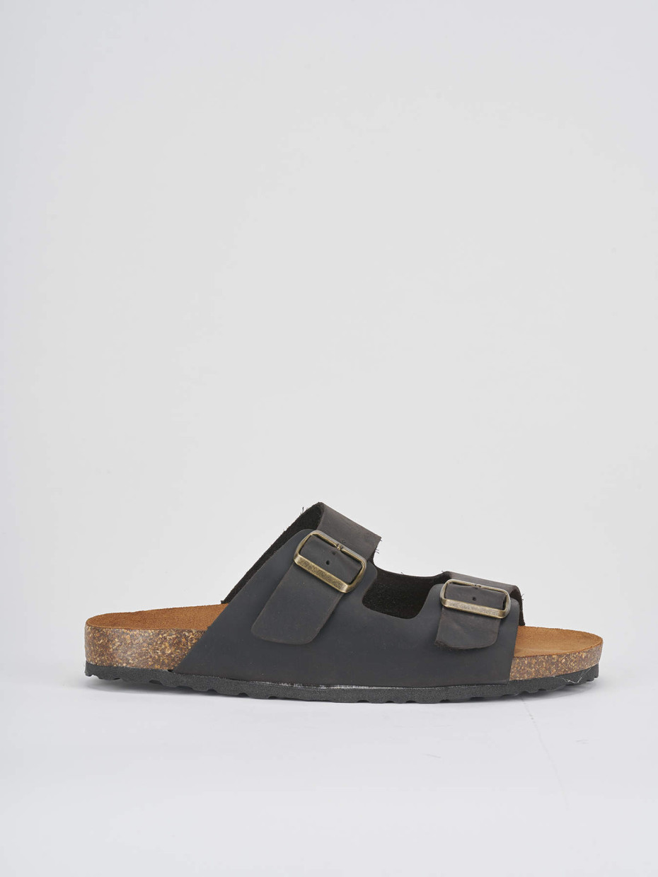 Mules negro nobuk