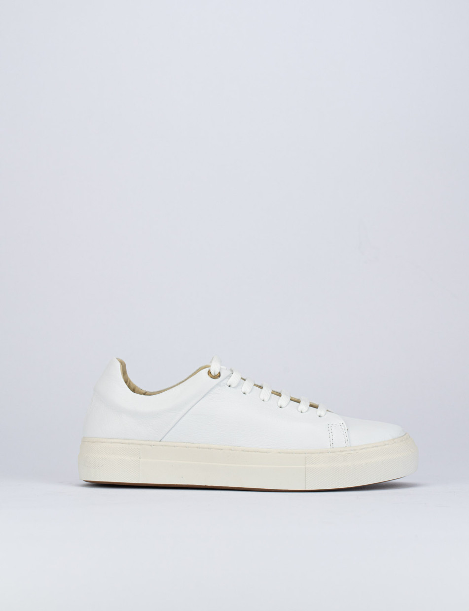 Zapatillas deportivas blanco cuero