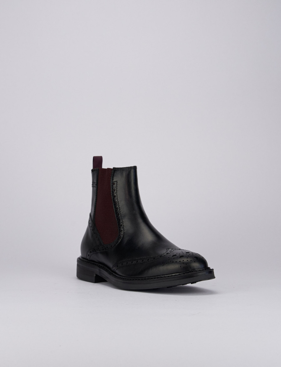 Ankle boots black leather