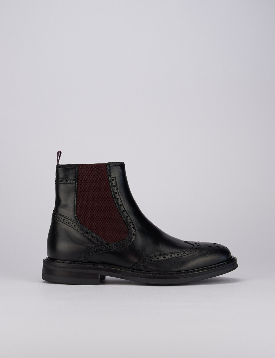 Ankle boots black leather