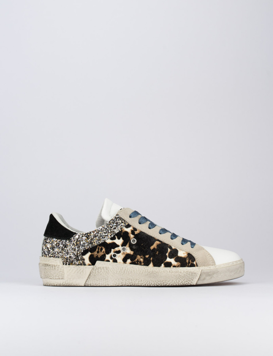 Zapatillas deportivas blanco cuero