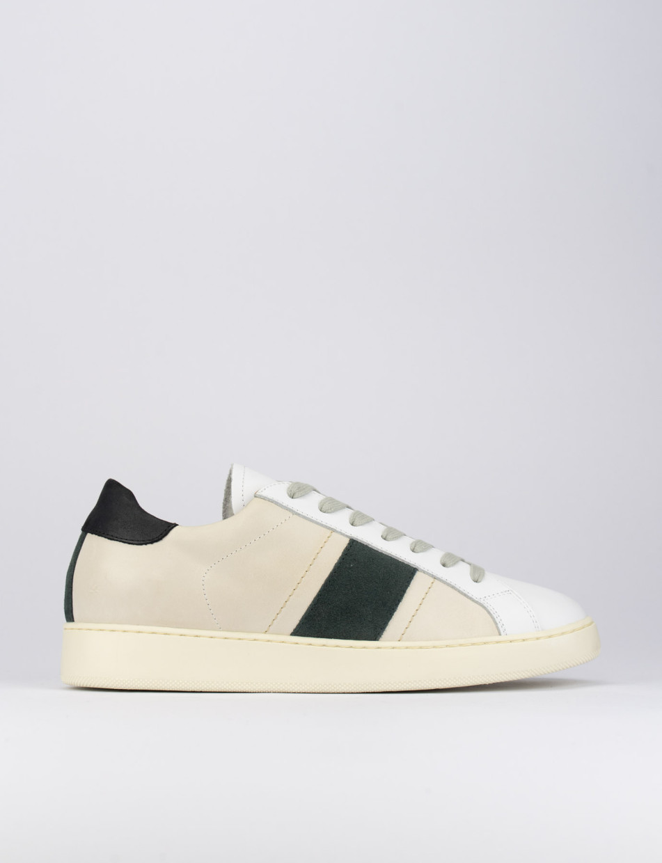 Zapatillas deportivas beis cuero