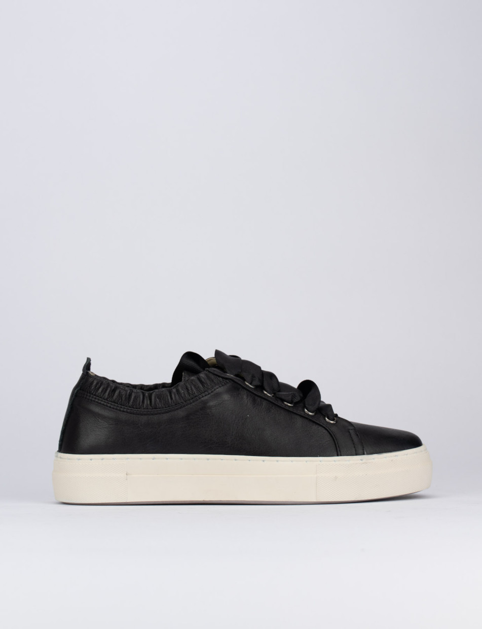 Zapatillas deportivas negro cuero