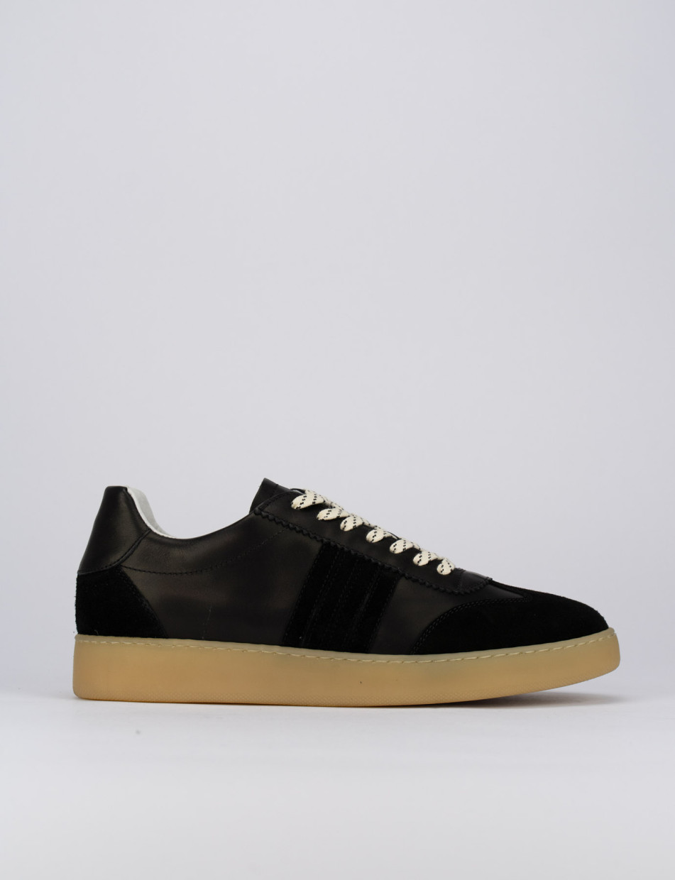 Sneakers black chamois