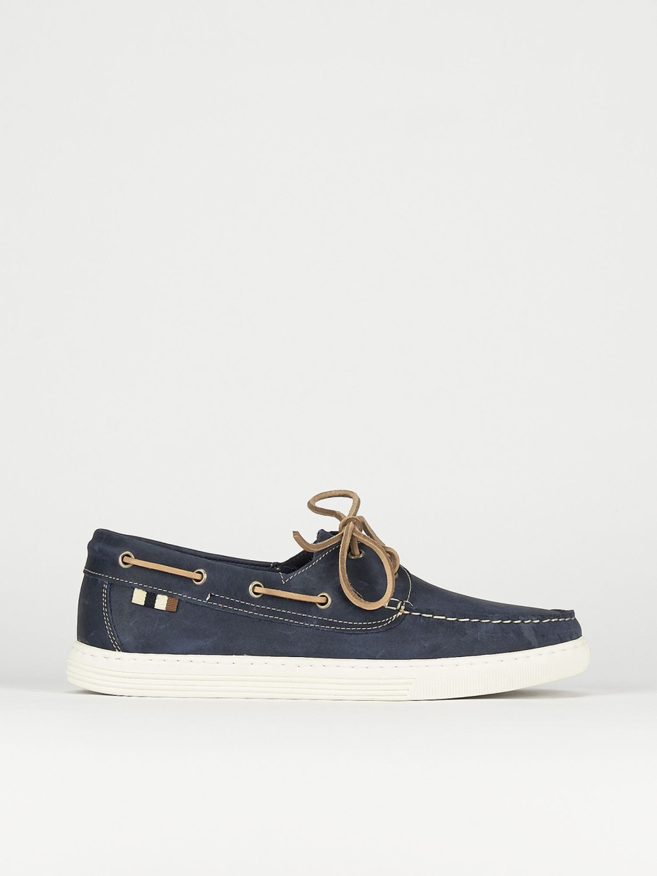 Zapatos de cordones tacón 1 cm turquesa nobuk