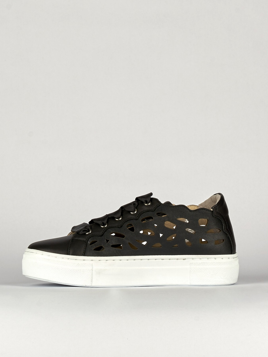 Sneakers pelle nero