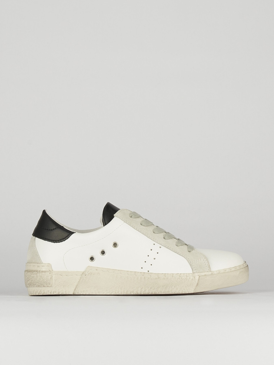 Zapatillas deportivas blanco cuero
