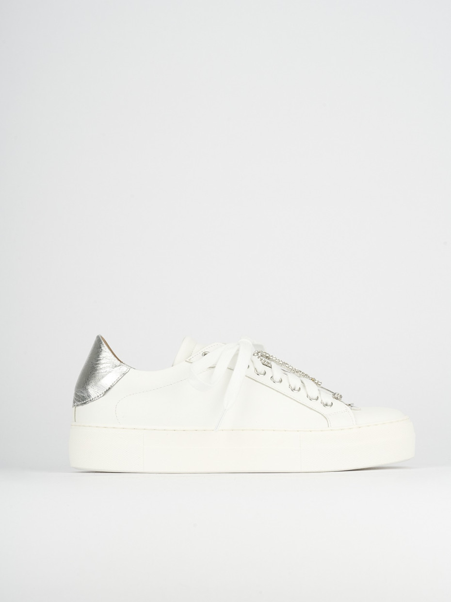 Zapatillas deportivas blanco cuero