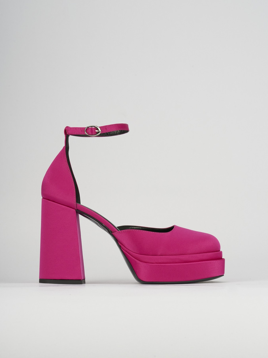Pumps heel 11 cm pink satin