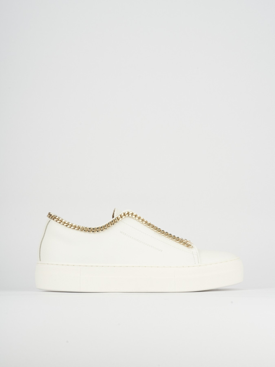 Zapatillas deportivas blanco cuero