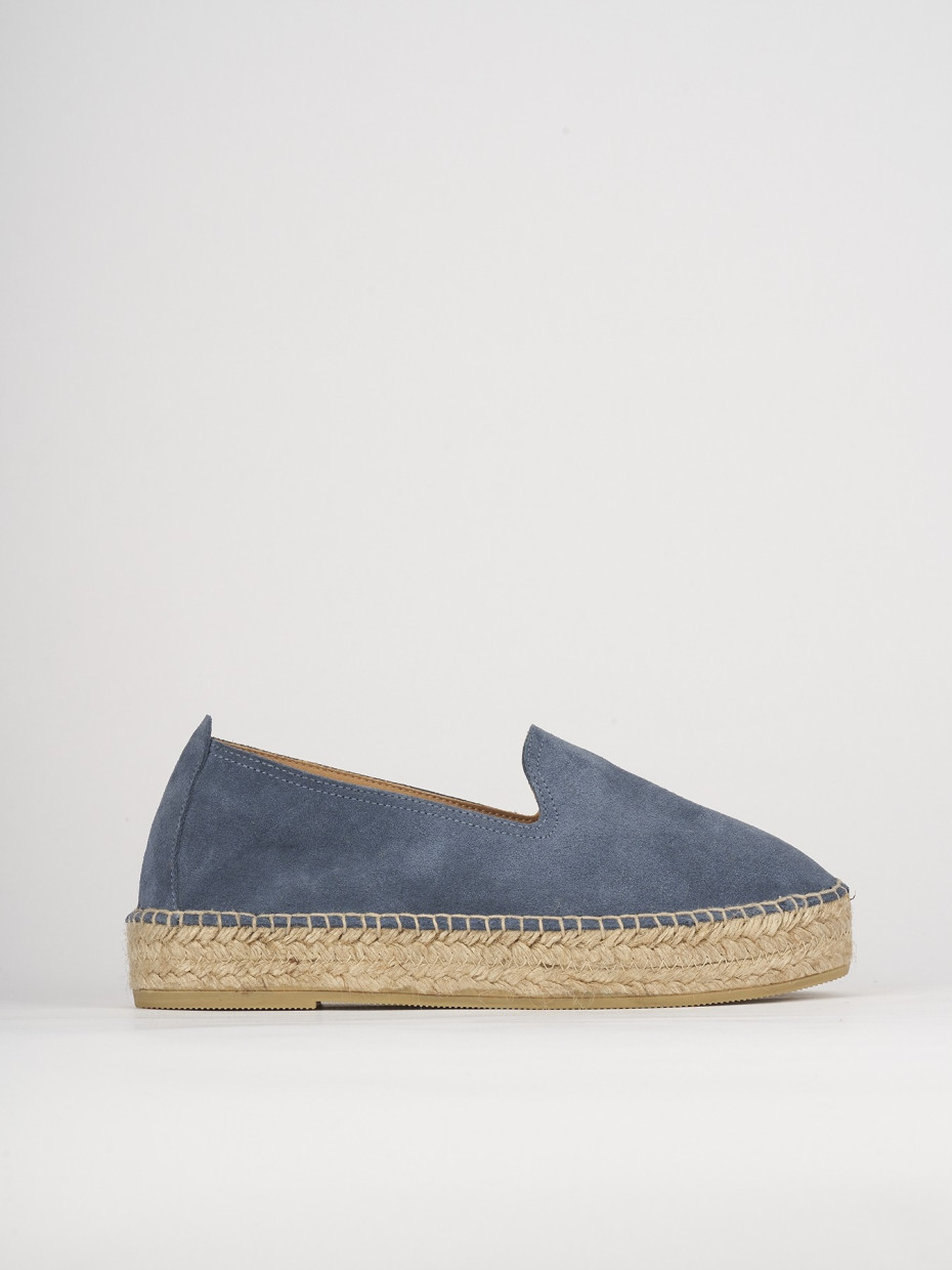 Espadrillas heel 1 cm pink chamois