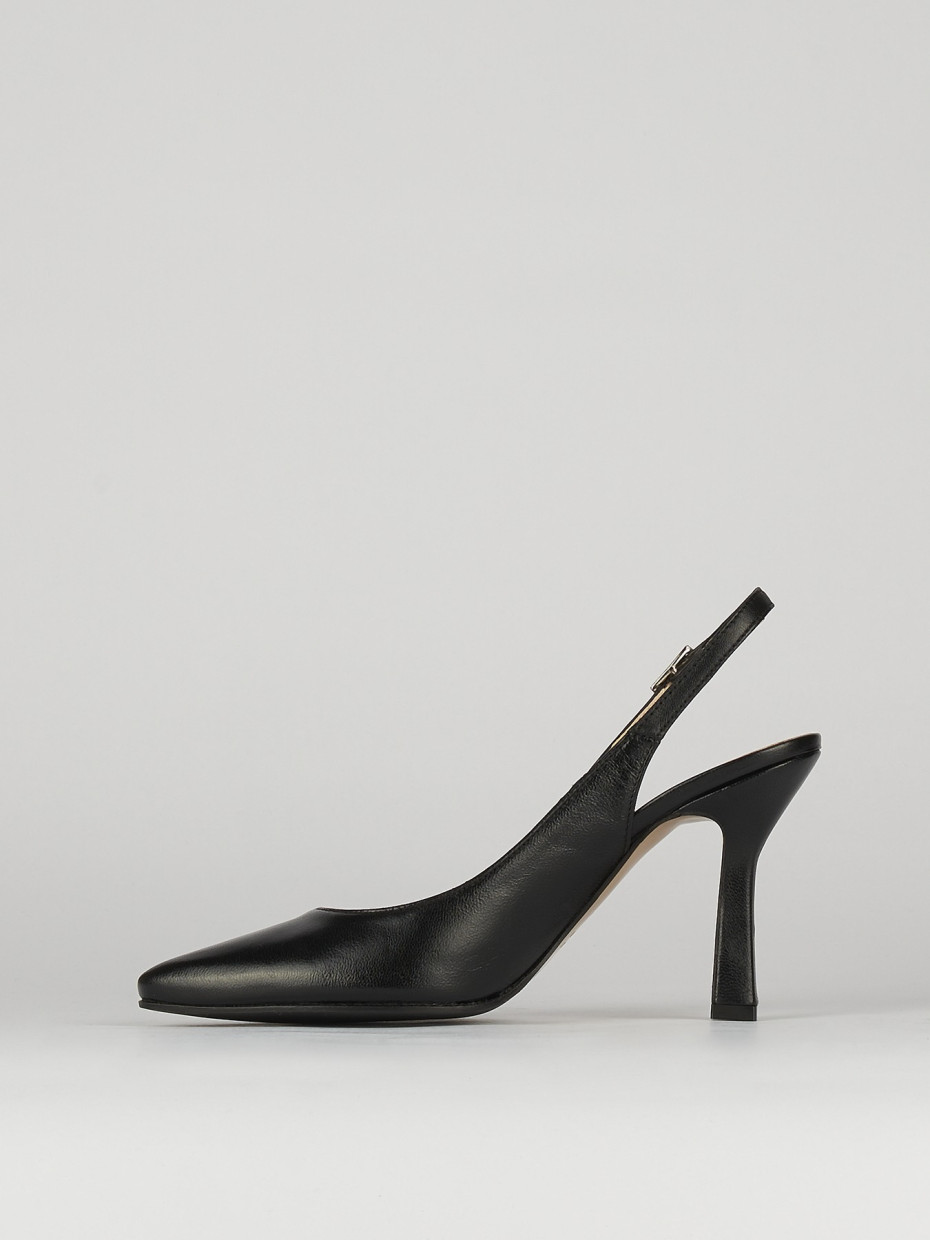 Pumps heel 8 cm black leather
