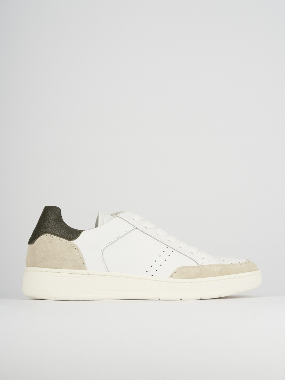 Zapatillas deportivas blanco cuero