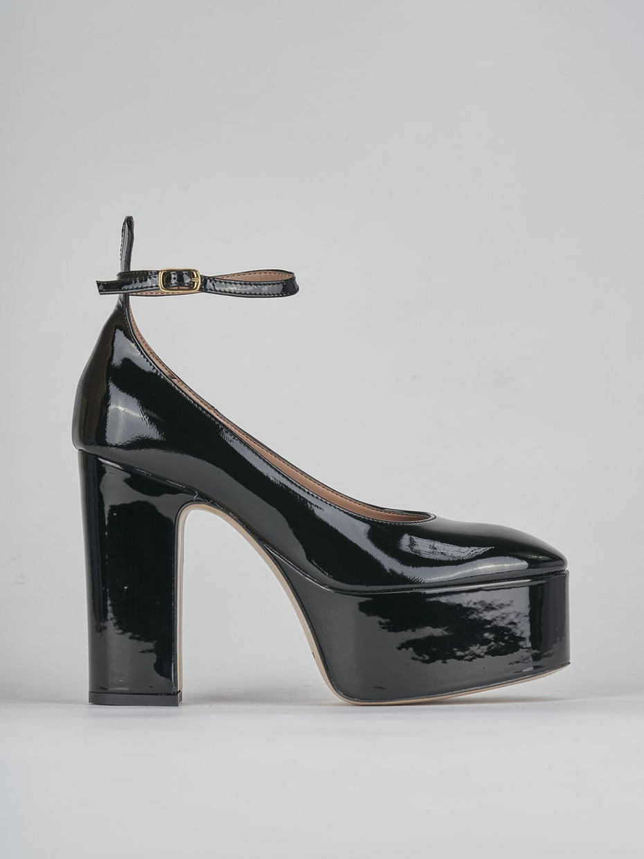 Décolleté tacco 8cm vernice nero