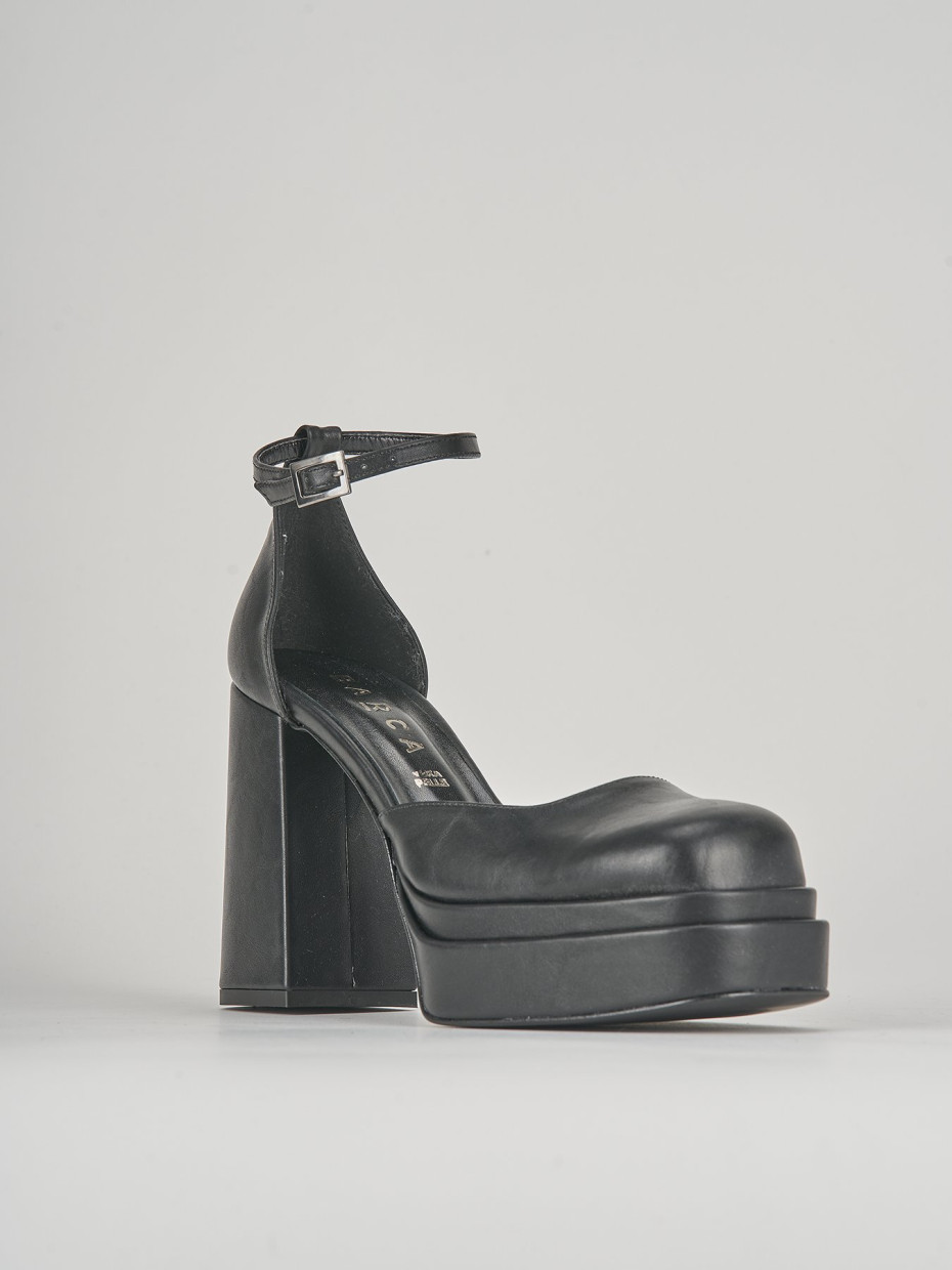 Pumps heel 11 cm black leather