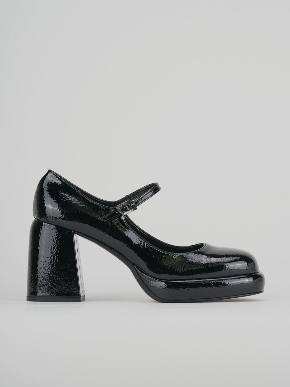 Décolleté tacco 9cm pelle nero