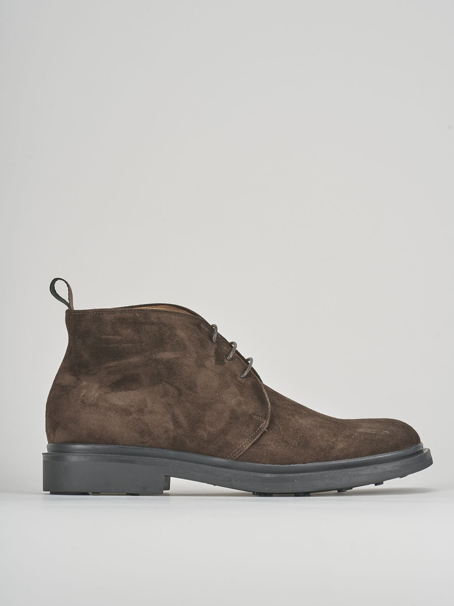 Botines marrón oscuro ante