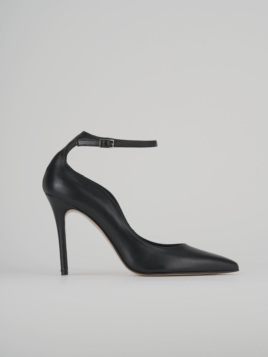 Pumps heel 10 cm black leather