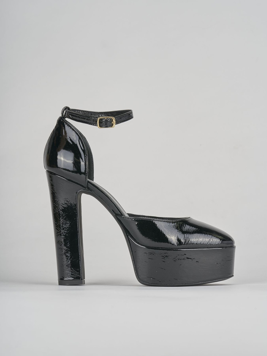 Décolleté tacco 13cm vernice nero