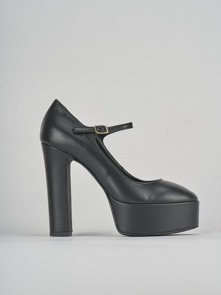 Décolleté tacco 13cm pelle nero