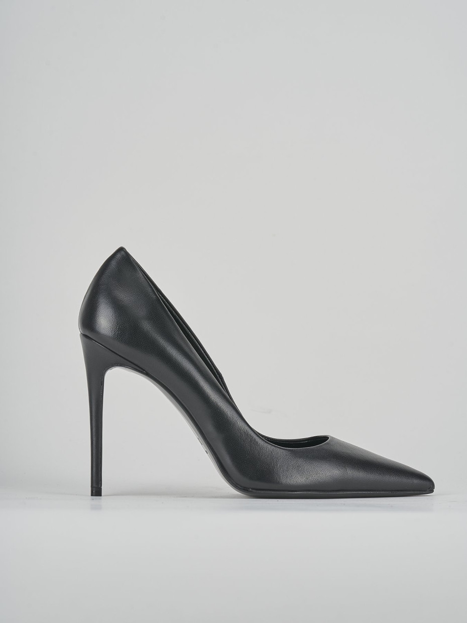 Pumps heel 11 cm black leather