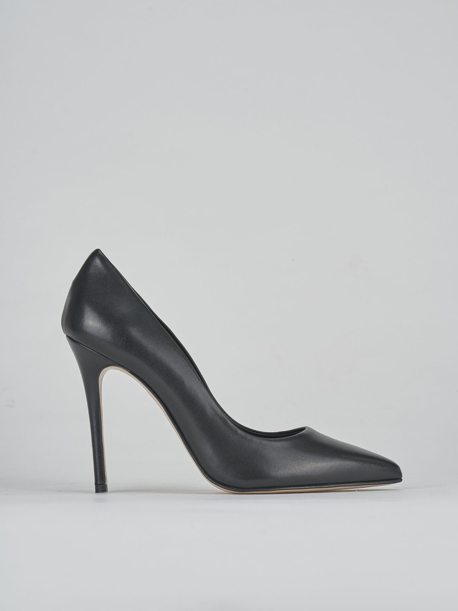 Pumps heel 11 cm black leather