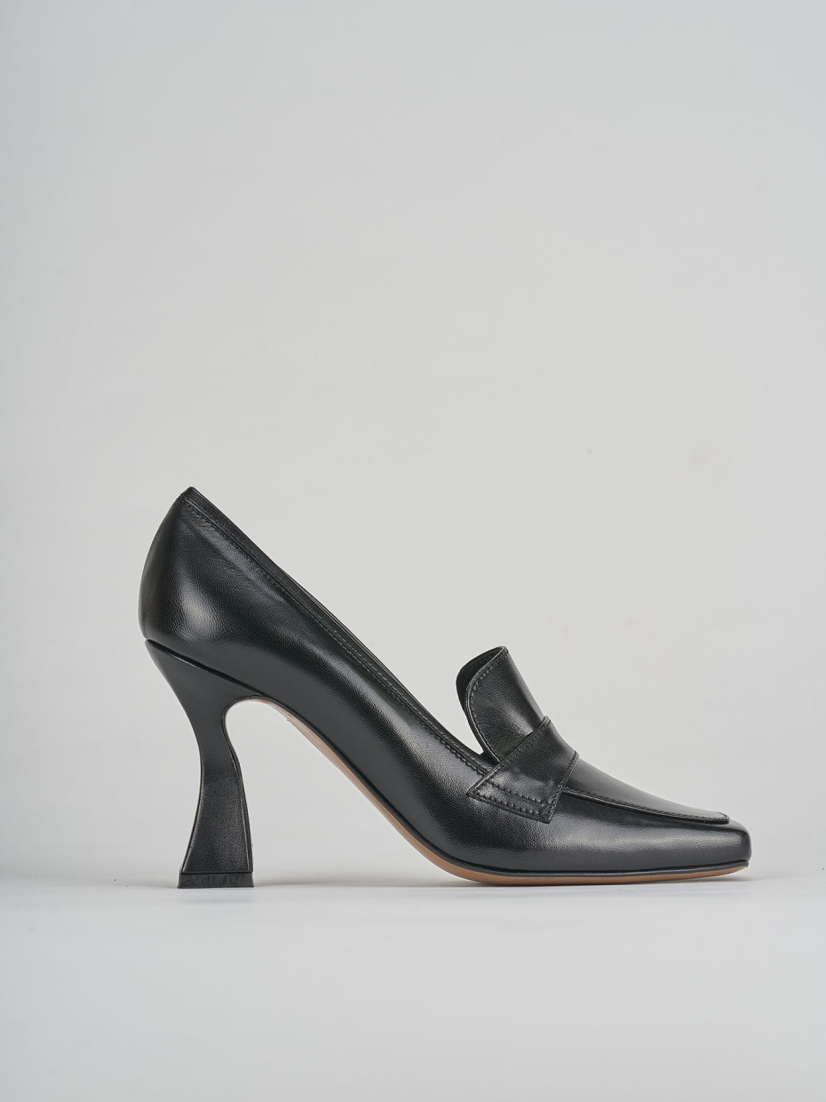 Pumps heel 9 cm black leather