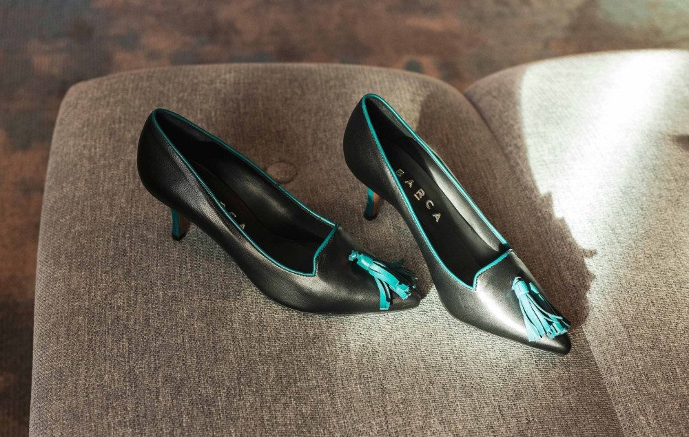 Décolleté tacco 5cm pelle nero