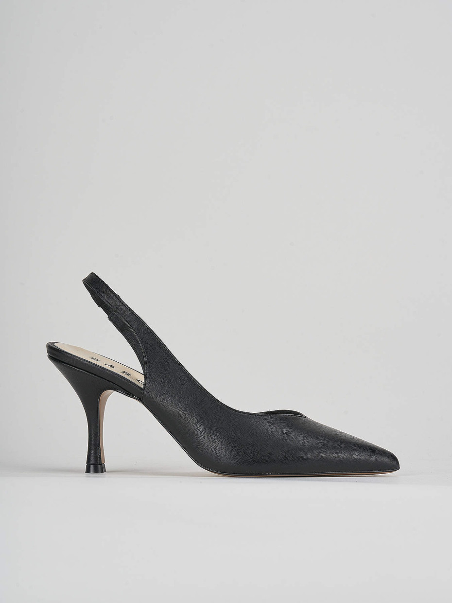 Pumps heel 7 cm black leather