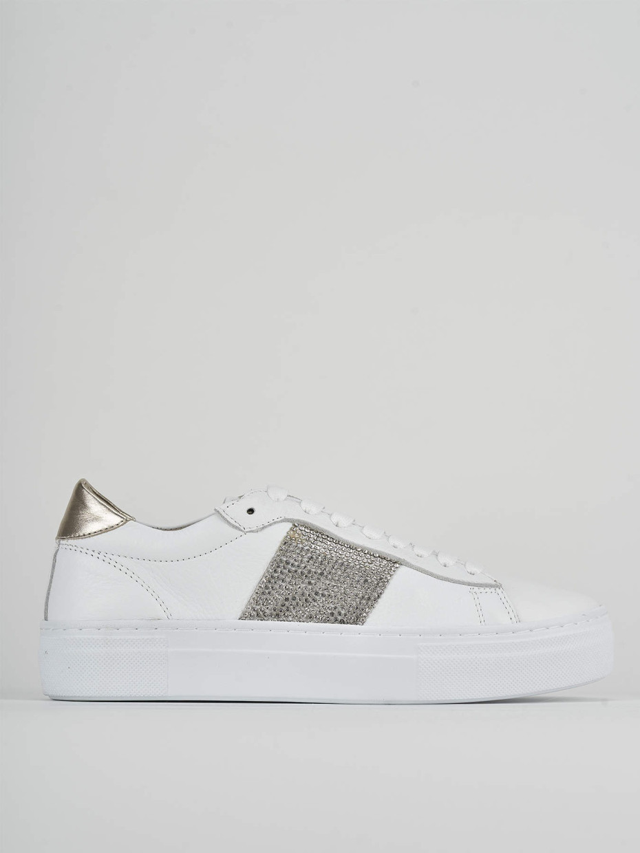 Zapatillas deportivas blanco cuero