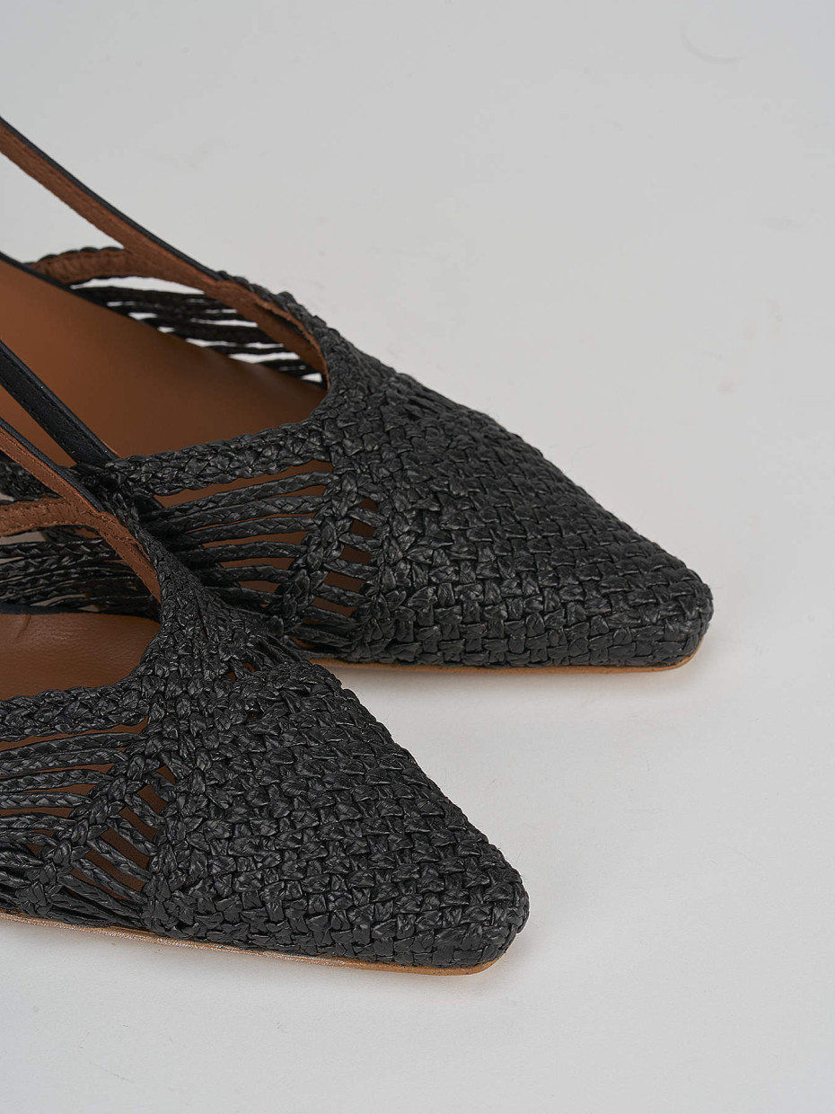 Pumps heel 5 cm black leather