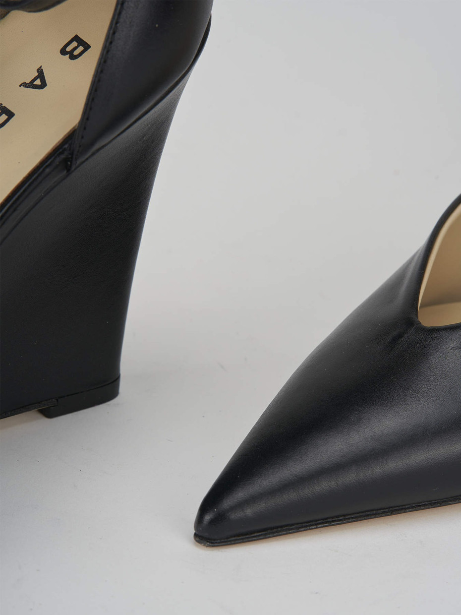 Pumps heel 11 cm black leather