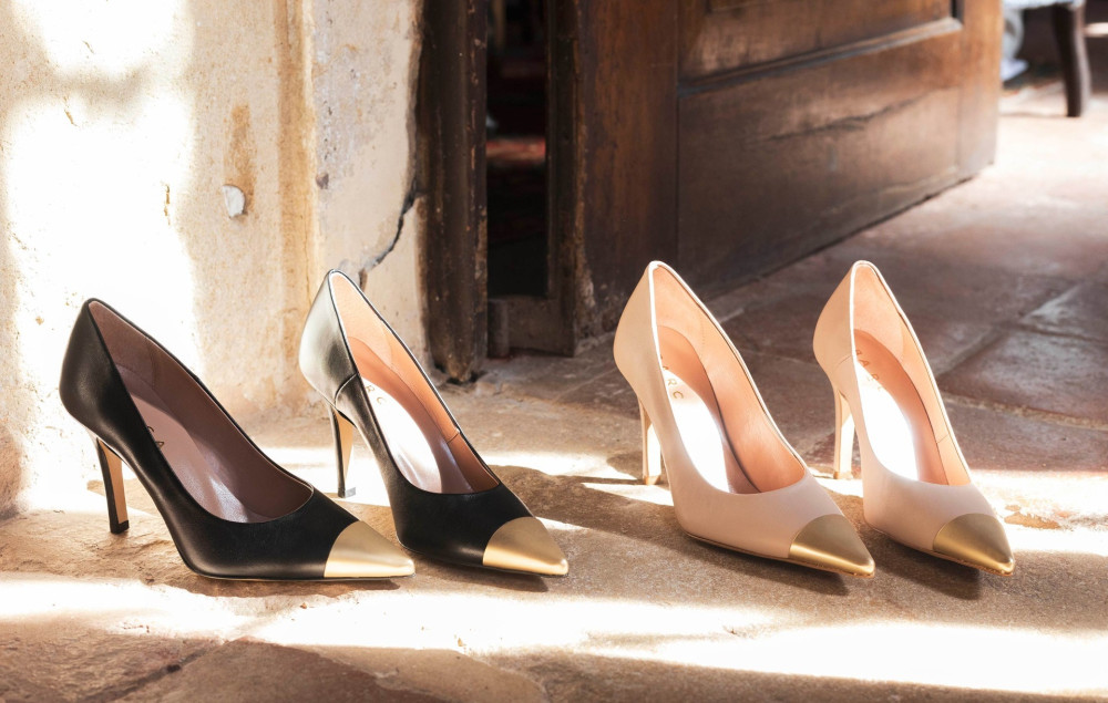 Décolleté tacco 9cm pelle nero