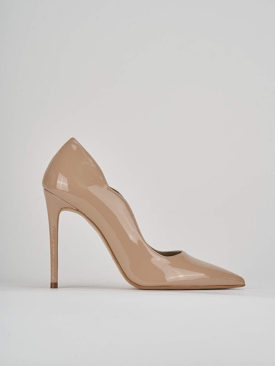 Pumps heel 10 cm pink patent