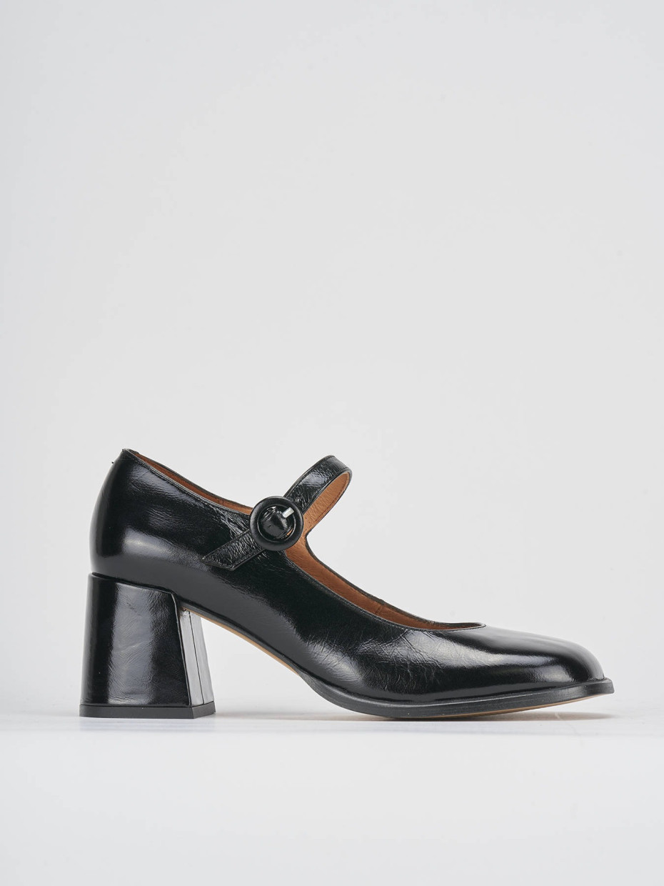 Décolleté tacco 8cm vernice nero