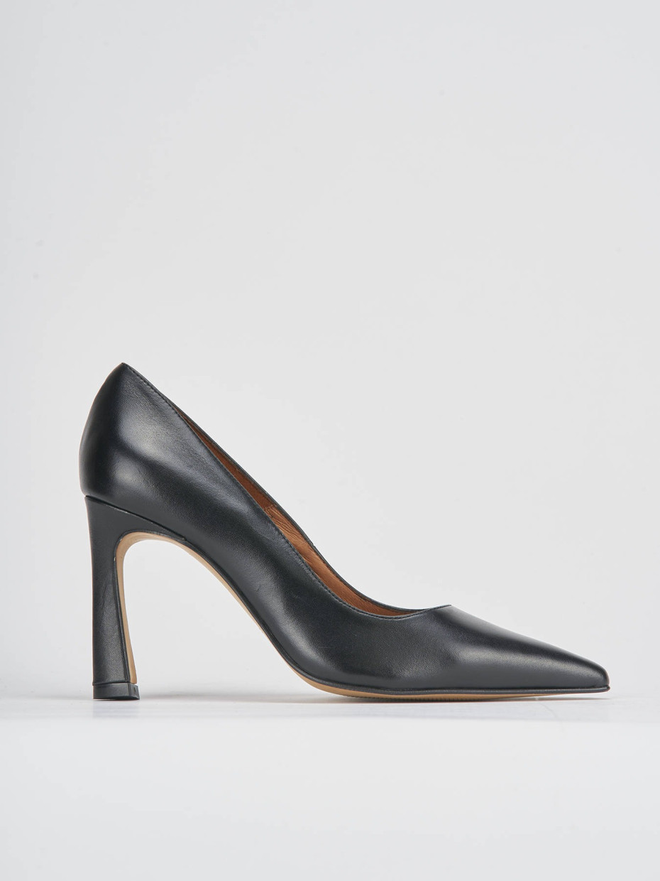 Pumps heel 10 cm black leather