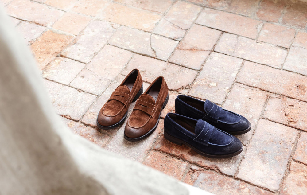 Mocasines marrón oscuro ante