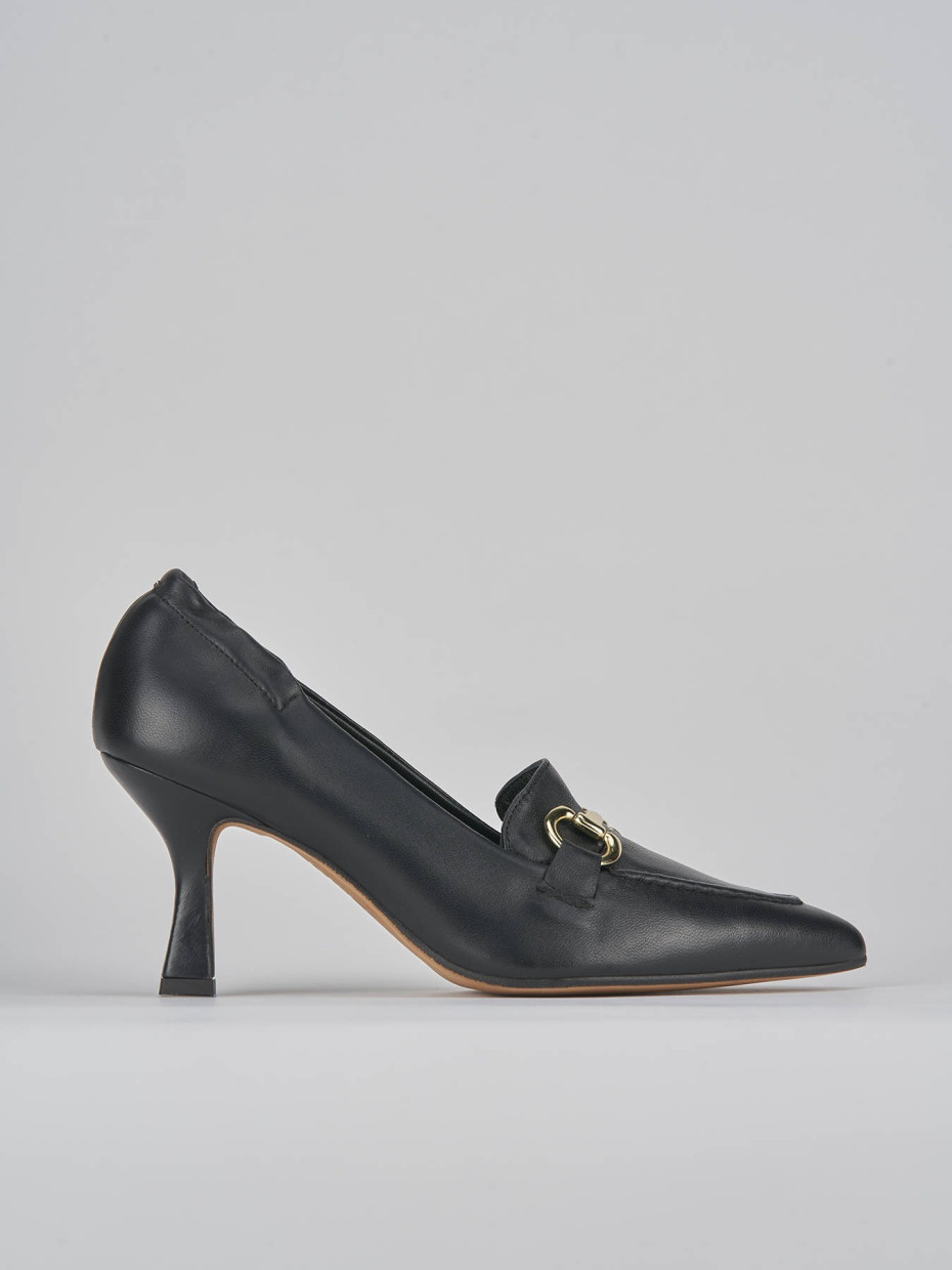 Pumps heel 7 cm black leather