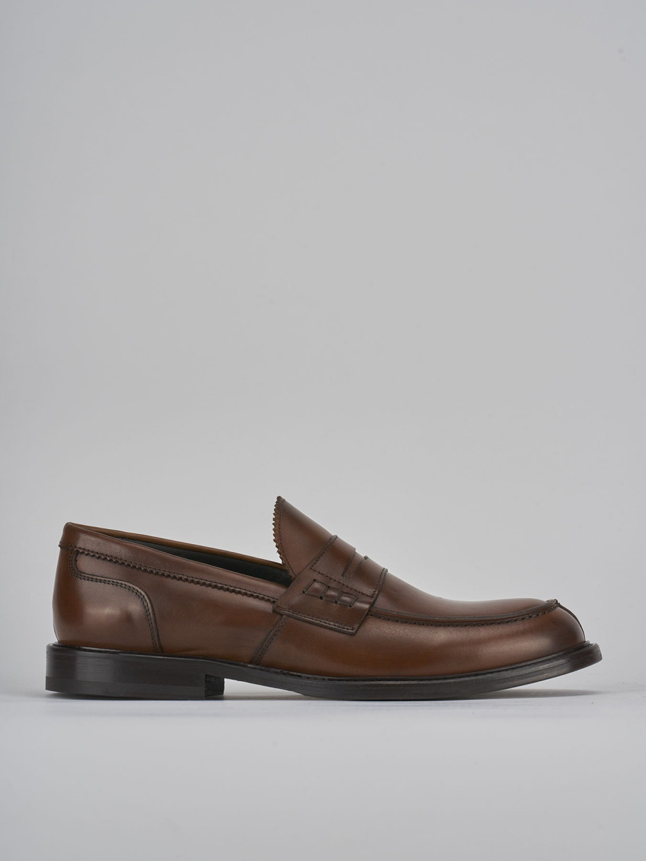 Mocasines marrón cuero